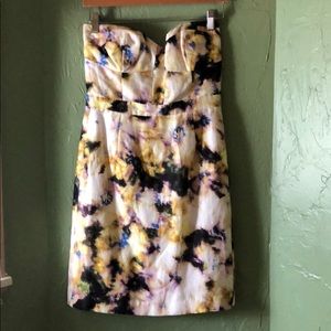 JCrew watercolor tube mini dress